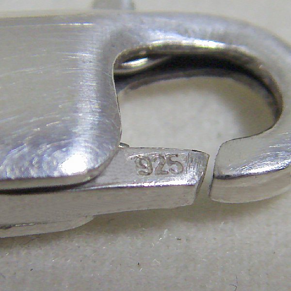 (ch1374)Silver chain of Forcet type.